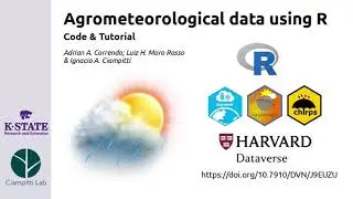 Agro-meteorological data using R software