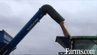 Brandt 1020 XR Grain Cart and  2610 Grain Bag Loader Demonstration