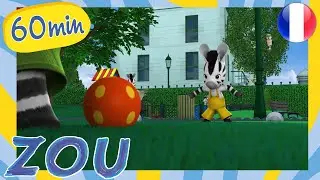 Zou et le ballon de football ⚽ Compilation Saison 2 🦓 1H 🦓 dessin anim&eacute; en fran&ccedil;ais