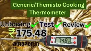 Themisto Kitchen Thermometer Unboxing Review Test Barbecue Thermometer