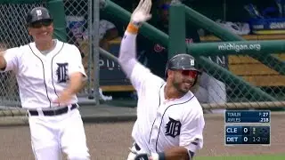 CLE@DET: Aviles smashes a solo homer to left