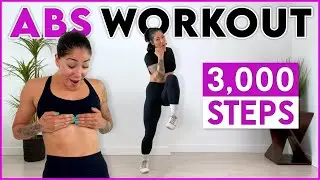 30 MIN STANDING ABS CARDIO WORKOUT (3,00 Steps)