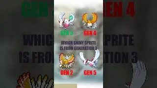 Which Shiny sprite is from which Generation? #shorts
