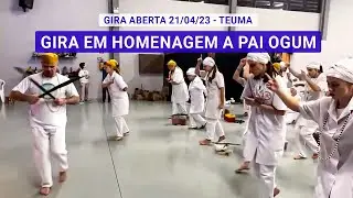 Gira em homenagem a Pai Ogum  - Caboclos de Ogum - TEUMA