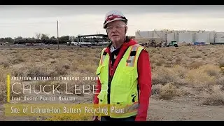 American Battery Technology's Pre-Commercial Lithium-Ion Battery Recycling Plant Progress Dec 2021
