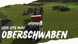 Felder walzen und Transport meiner Geräte mit dem Sattelzug - Oberschwaben (LS 25 PS5)