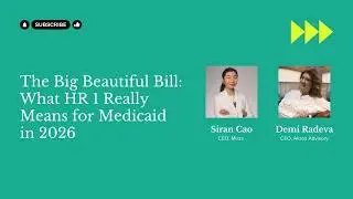 In The Medicaid Space? Find Out What HR 1 (the 