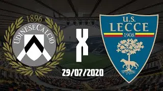 UDINESE vs LECCE | Serie A | 29/07/2020 | efootball PES 2020