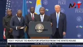 Gachagua angry as Ruto Stands Hand in Hand with Trump in White House USA over Peace in DRC!!