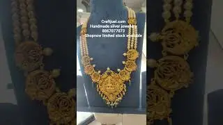 Pearl and Gold Temple Necklace &ndash; A Symbol of Royal Grace and Tradition