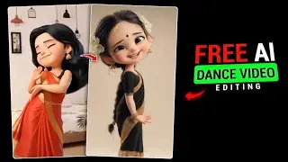 How To Make Trending Ai Baby Dance Video | Create Free 3D Cartoon Dance Video #editkarlo 