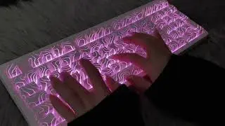 White keyboard: a cool debut, play your unique rhythm!😎🤍🎮⌨️#white #cool #debut #play #unique #trend