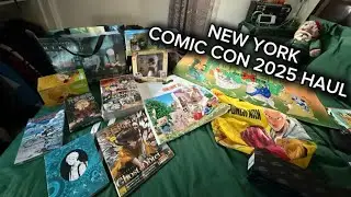 COMIC CON FOR THE FIRST TIME !!! NYCC 2025 haul #comiccon #newyork #nyc #haul #vlog 