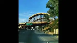 New Sixth Street Bridge Being Constructed, Los Angeles
