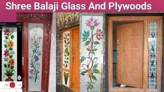 Latest Glass Design For Window 2025|| Best Glass Design For Door || Mirror work || Door Side glass 