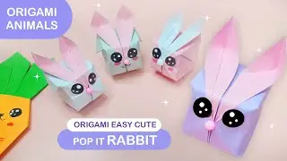 Origami Animals | Origami easy Cute Pop it Rabbit | Fulacrafts