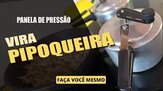PIPOQUEIRA DE PANELA DE PRESSÃO - SARTÉN PARA PALOMITAS CON OLLA A PRESIÓN - POPCORN MAKER