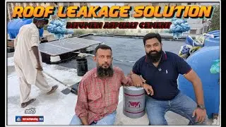 Roof Leakage & Seepage Solution | Bitumen Asphalt Cement Waterproofing Guide