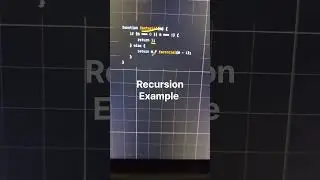 Recursion example with meme 🤣 | #shorts