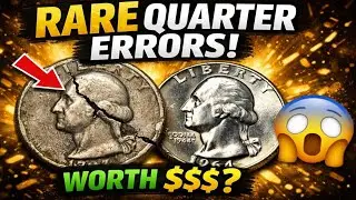 RARE & ERROR Quarter Dollar Coins Worth BIG MONEY 💰 You Must Check! | Retired pennies world