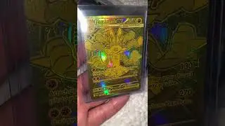 GOLD LUCARIO EX from the new Mega Evolution set. #pokemon #pokemoncards #tcg #tcgpokemon