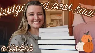 october book budget and haul 🍂 || monthly spending stats 2023 pt. 10