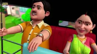 பாபூஜியின் காய்ச்சல் முழு கலாட்டாவாக மாறியது! | Tamil | Funny Scenes | Animation #tamil #animation
