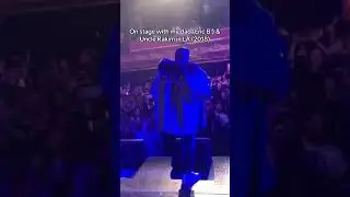 On stage with my dad (Eric B.) & Uncle Rakim in LA (2018) #ericbandrakim #paidinfull