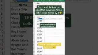 Combine cells with any delimiter using the TEXTJOIN function 🙌🏼