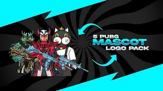 5 Pubg Mascot logo Pack