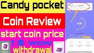 Candy token pocket candy pocket coin review and trending withdrawal KYC update already by bid list