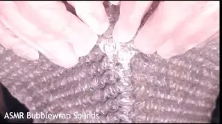 ASMR Bubblewrap Sounds Rain in the Background