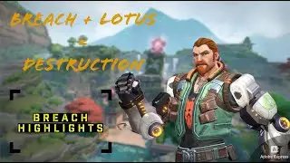 Breach on Lotus means Destruction 🔥#breach #breachgameplay #breachvalorant #breachlotus #breachmain