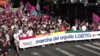 Argentina: hundreds march in gay pride parade