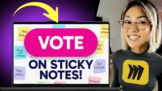 How to VOTE on STICKY NOTES in Miro (Step by Step)