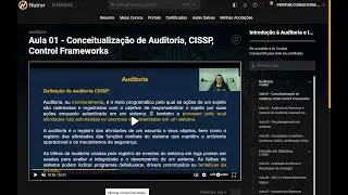 Plataforma Nutror, como &eacute; o ambiente de aulas?