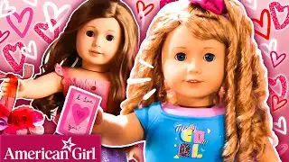 Cute Valentine Cards & Crafts | Courtney's Corner| Doll DIY |American Girl