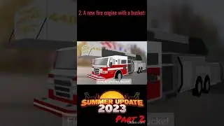 NEW FIRE TRUCK COMING! ERLC SUMMER UPDATE NEARLY HERE! #shorts #erlc #roblox
