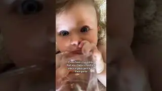 Teething hack 🫣 #teethinghacks #teethingbaby