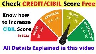 How to Check Credit Score Free || CIBIL Score Free check 2022