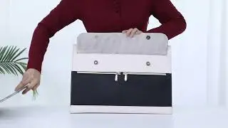 LOVEVOOK Laptop Bag for Women 15.6 Inch Tote Work Professional Leather Computer Briefcase Waterproof