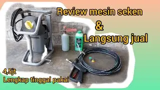 review mesin karcher hd 5/11 langsung jual lengkap tinggal pakai