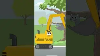 Bagger Jack - Immer hilfsbereit! Sing #Kinderlieder #Shorts