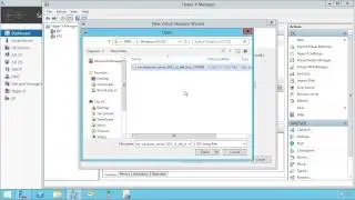 Creating a new virtual machine in Server 2012 R2 Hyper-V
