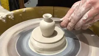 Throwing Mini Pots On The Wheel