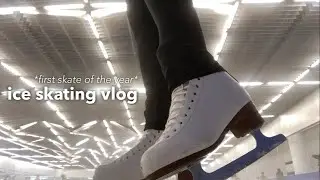 ice skating vlog: first skate of the year ⛸️ (sm megamall philippines)