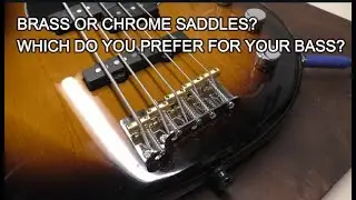 Brass Saddles & Dunlop Strap Locks: Simple Modifications for your Electric Bass
