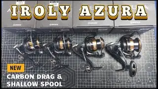Reel Smooth👍 Iroly Azura Power Handle & Carbon Drag