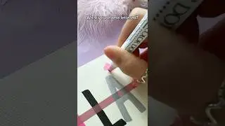 Creative Name Lettering Ideas! #shorts #nhuandaocalligraphy #namelettering