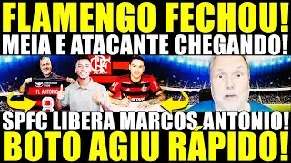 😱🚨FECHOU NA CALADA DA NOITE! MEIA E ATACANTE CHEGANDO! BOTO AGIU RÁPIDO NO MERCADO! FL COMEMORA!